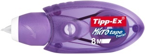 Rola corectoare Tipp-Ex Micro Tape Twist, 8m x 5mm, 3 culori, 3 bucati - Img 6