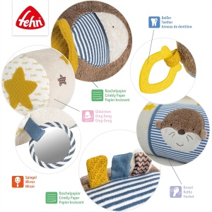 Rola de joaca pentru bebelusi Fehn Otter - Design amuzant, cu functii de joaca - Img 5