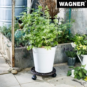 Rola pentru plante WAGNER ANTIK 29 cm, Gusseisen, Capacitate 50 kg - Img 3