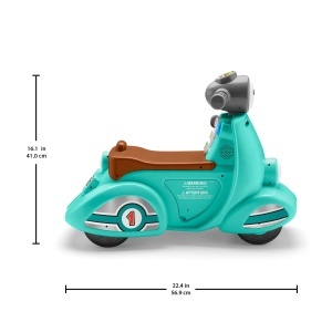Roller muzical Fisher-Price pentru copii, 3 niveluri de invatare, multi-lingv - Img 3
