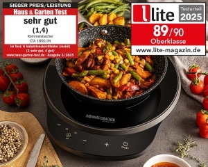 ROMMELSBACHER cu o singura plita CTA 1800IN camping inductie design rotund compact si cu economie de spatiu 9 niveluri de putere comutator POWER - lim - Img 2