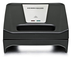 ROMMELSBACHER Multi Toast & Grill SWG 700 'Max' - 3 farfurii interschimbabile cu acoperire antiaderenta pentru sandvisuri, vafe belgiene, mancare la gratar, 700 wati, negru/otel inoxidabil - Img 8