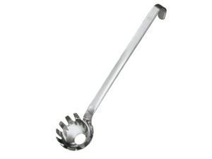 ROSLE Spaghetti Server Polonic de spaghete de inalta calitate cu maner cu carlig otel inoxidabil 1810 poate fi spalat in masina de spalat vase 295 cm