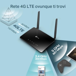 Router 4G TP-Link Archer MR402, Dual-Band AC1200, 150 Mbits, 4 Porturi - Img 4