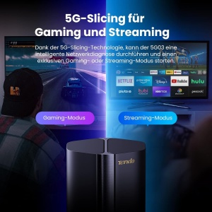 Router 5G Tenda 5G03, Wi-Fi 6 AX1800, 4,67 Gbps, 2 porturi Gigabit - Img 5