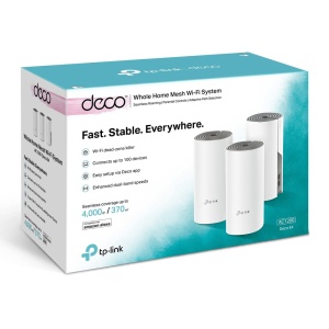 Router Mesh TP-Link Deco E4, Dual Band AC1200, 3 unitati, alb - Img 7