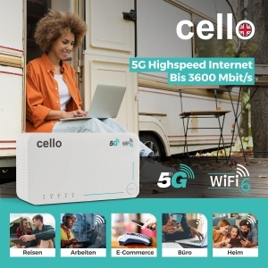Router portabil 5G Cello AX1800, dualband 2.45 GHz, 4000 mAh, SIM-Lock liber - Img 2