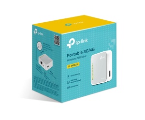 Router portabil TP-Link TL-MR3020 N300, 300Mbps, 3G4G, gri - Img 3