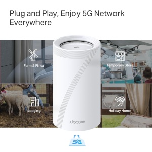 Router TP-Link Deco BE65-5G, 5G, Tri-Band WiFi 7, 3 2,5 Gbits - Img 6