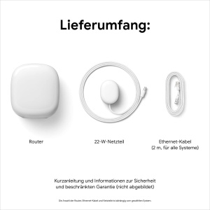 Router Wi-Fi Google Nest Wifi Pro, 2-pack, Wi-Fi 6E, Acoperire 120 m - Img 2