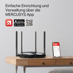 Router Wi-Fi Mercusys MR3000X, Dualband AX3000, 4 Porturi Gigabit, WPA3 - Img 8