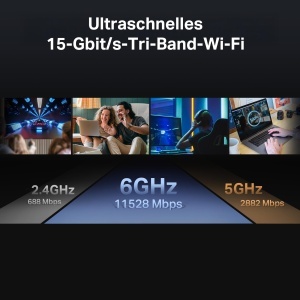 Router Wi-Fi TP-Link Archer BE700, Tri-Band, 15 Gbps, 8 Streams - Img 3