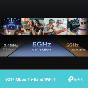 Router WiFi TP-Link Archer BE550 Tri-Band, 9.2 Gbps, 2.5G Porturi - Img 4
