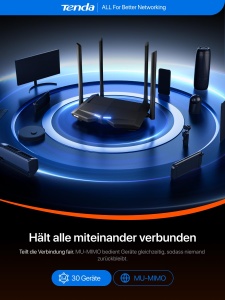 Router WLAN Dual-Band Tenda AC10, Gigabit 1200 MBits, 4 Porturi LAN - Img 7