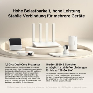 Router WLAN WiFi 6 Xiaomi AX3000, Dual-Band, 4 Porturi Gigabit - Img 9