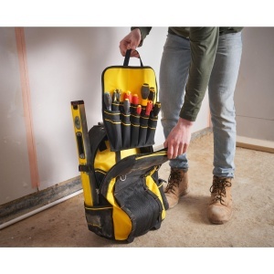 Rucsac de lucru Stanley FatMax 36x23x54 cm, impermeabil, nylon 600 Denier, negru - Img 5