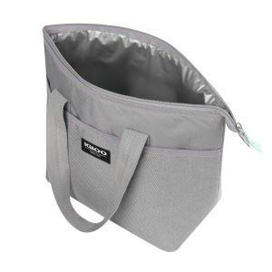 Rucsac frigorific IGLOO Print Essential 9L, gri, pliabil, pentru birou si picnic - Img 2