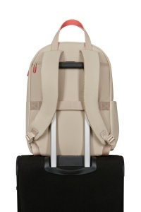 Rucsac laptop American Tourister Puffypop 156 inch 21L ergonomic culoare beige - Img 8