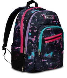 Rucsac scolar Seven Advanced Detach - Fluo String Girl - Violet - Compartiment dublu - Buzunar pentru sticla de apa, 2 rucsacuri in 1 cu compartiment frontal detasabil, ALTELE, 31 x 43 x 22 cm, Scoala - Img 3