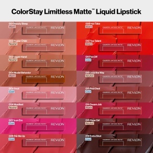 Ruj lichid mat Revlon ColorStay Limitless, 24 ore, vegan, nuanta 013 Real Deal - Img 7