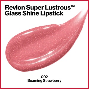 Ruj Revlon Super Lustrous Glass Shine, 3.1 ml, Culoare 002 Beaming Strawberry - Img 2