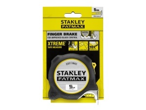 Ruleta de masurare STANLEY FATMAX XTREME 5m, cu frana de deget, banda de 16mm, haken mare - Img 7