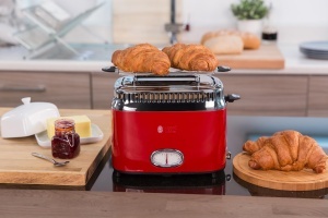 Russell Hobbs Retro Toaster 21680-56 Rosu 1300W Functie Lift and Look - Img 2