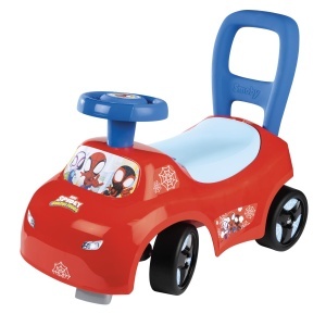 Rutscher pentru copii Smoby Spidey, cu suport pentru spate, stocare si protectie la rasturnare