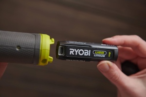 Ryobi 4 V USB-LITIU Cheie cu clichet fara fir RR14W4-120G Priza patrata de 1/4 inch, 1 x 4 V 2.0 Ah Baterie cu litiu si incarcator - Img 7