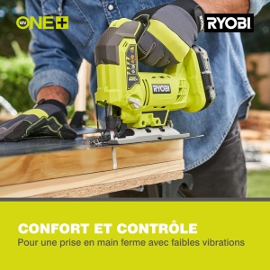 Ryobi Ferastrau pendular cu acumulator R18JS-0 fara baterie si incarcator, 18 V, 1 bucata, negru/verde, 5133002158 - Img 6