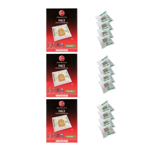 Sac aspirator Hoover H63, microfibra, 3 seturi x 4 bucati, filtru Pure EPA, compatibil cu aspiratoare Hoover - Img 2