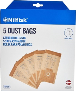 Sac aspirator Nilfisk Original 10L 82222900 Set 5 Bucati Compatibil Family si Business