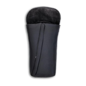 Sac de dormit universal hauck pentru carucioare si biciclete, negru, cu fleece si 2 cai de deschidere