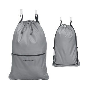 Sac de rufe InnovaGoods Clepac Gri Nylon rezistent Capacitate mare