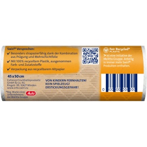 Sacose de gunoi Swirl 20L, rezistente si impermeabile, 3 x 15 bucati - Img 2