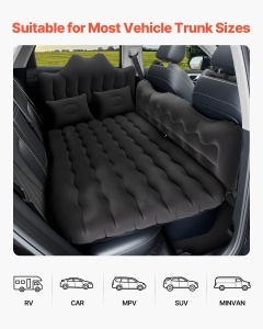 Saltea auto gonflabila VEVOR X1 negru cu pompa si accesorii pentru SUV si MPV - Img 4