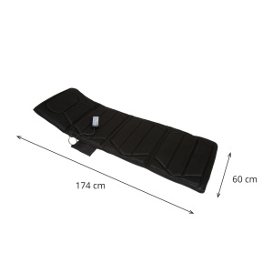 Saltea de masaj Jocca cu 4 zone, 10 motoare si functie de incalzire, 174 x 60 cm - Img 2
