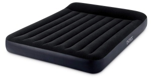 Saltea gonflabila Intex 64143 pentru pat dublu, 152 x 203 cm, 25 cm inaltime, neagra