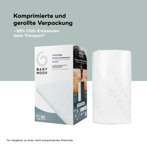 Saltea pentru bebelusi Babymoov CosyLite 70x140 cm, Antibacteriana, 10 cm - Img 7