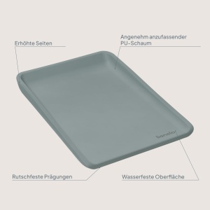 Saltea pentru schimbat bebelusi Lionelo Megs, 70x49 cm, impermeabila, usor de curatat - Img 9
