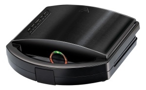 Sandwich Maker MPM MOP-50M 750W, 4 Sandwichuri, Antiaderent, Negru