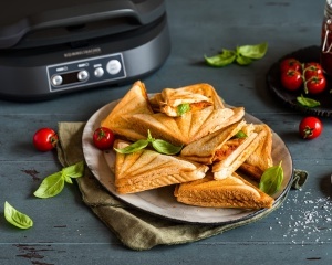Sandwich Maker Rommelsbacher ST 1800 Schiefergrau 4 XL Sandwichuri 1800W - Img 2