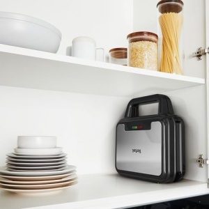 Sandwich-Waffel-Panini Maker Tefal SW383D10, 700W, Antiaderent, Negru - Img 11