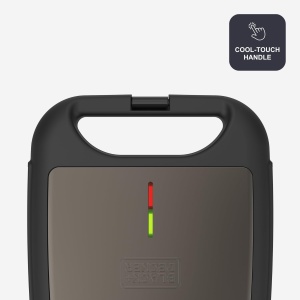 Sandwichmaker BLACKDECKER BXSA752 750W Placi Antiaderente Compact - Img 8