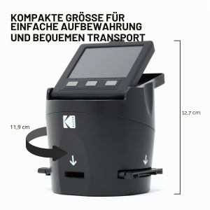 Scanner film digital KODAK RODFS35, 14MP, display 3.5 inch, negru - Img 5