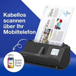 Scanner Wi-Fi Epson ES-C320W Negru Duplex A4 Compact - Img 5