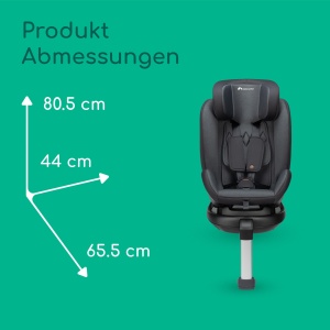 Scaun auto Bebeconfort EvolveFix Plus i-Size, 0-12 ani, 40-150 cm, Negru - Img 8