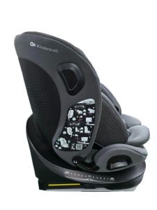 Scaun auto copii Kinderkraft I-360 2 PRO 0-36 kg Rotatie 360 Isofix Gri - Img 2