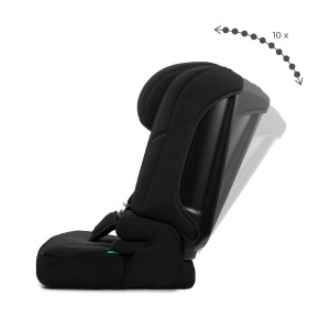 Scaun auto Kinderkraft I-COMFY, 76-150 cm, Reglabil, Negru - Img 5