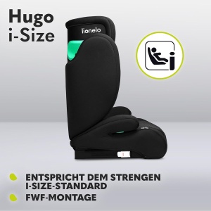 Scaun Auto Lionelo Hugo i-Size pentru copii 100-150 cm, cu ISOFIX, 8 pozitii - Img 7